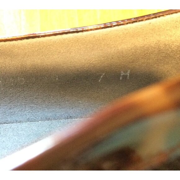 Stuart Weitzman Womens Black Tortoise Shell Trim Ballet Flats Size 7 M Made In S - Picture 6 of 13